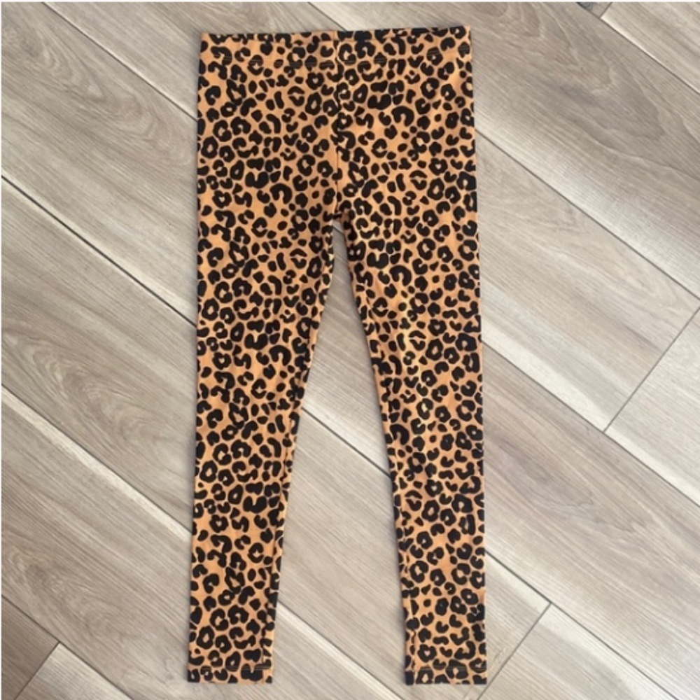 Harper Canyon Girls Leggings Leopard Size 3 Printed Favorite In Tan Biscuit New